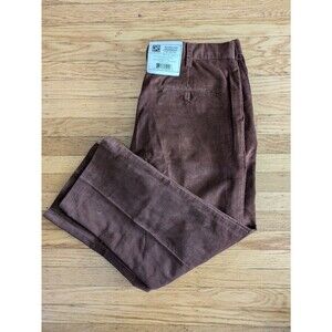 Vintage Haband Corduroy Pants Brown Men's 38 S short, New with Tags, retro USA